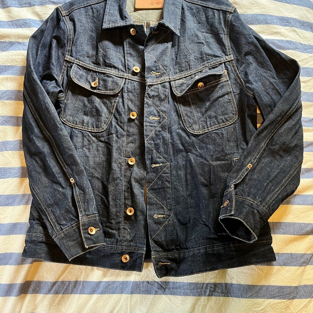 Taylor Stitch Indigo Denim Jacket sz 40